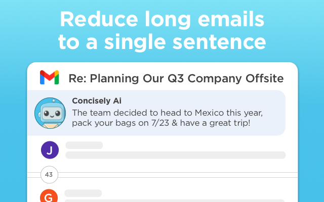 Concisely: Read Any Email in a Sentence截图1