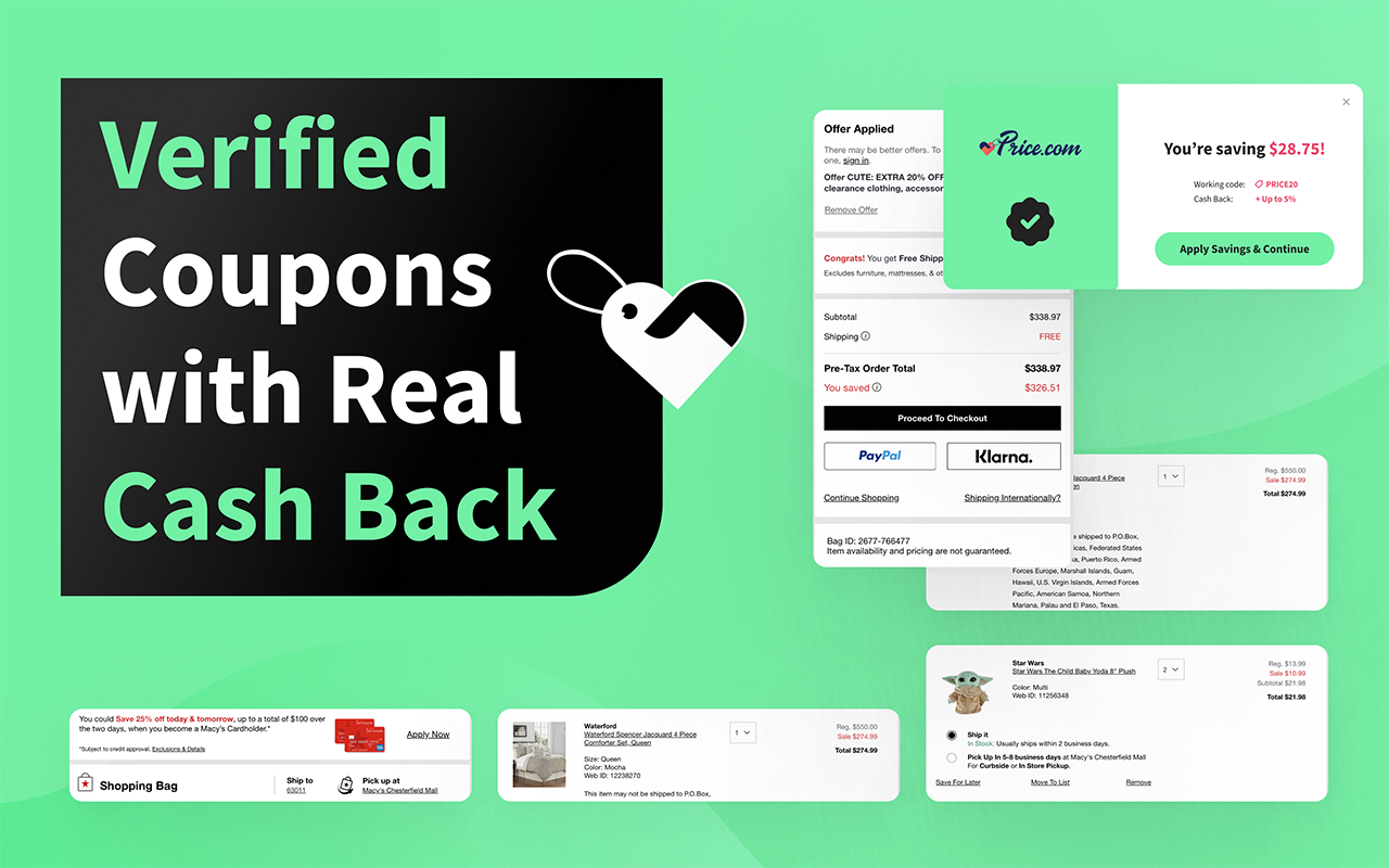 Price.com: Save with Cash Back & Coupons截图1