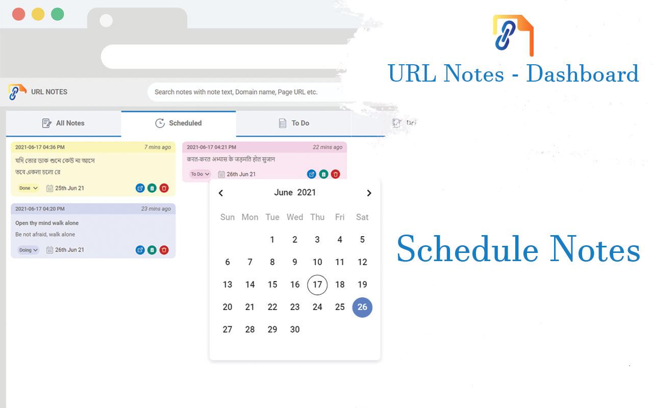 URL Notes: Best Tool to Take, Manage, and Export Notes While Browsing截图5