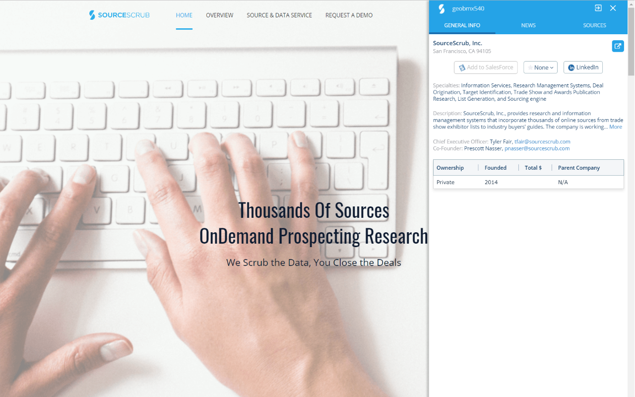 Sourcescrub Vitals截图1