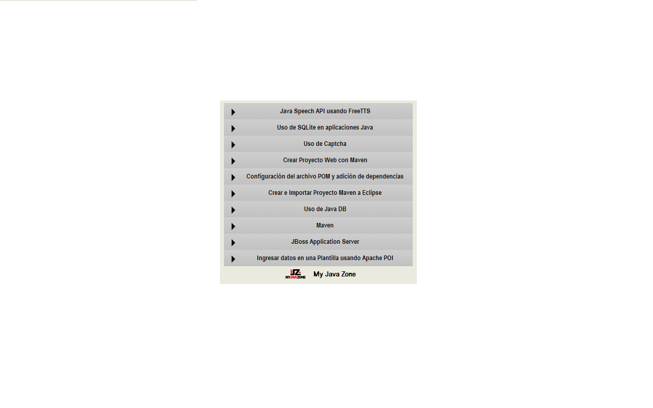 My Java Zone Extension截图2