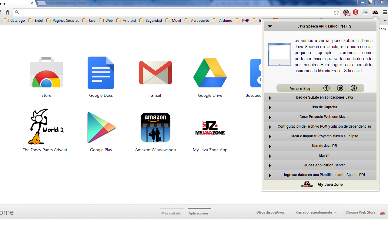 My Java Zone Extension截图4
