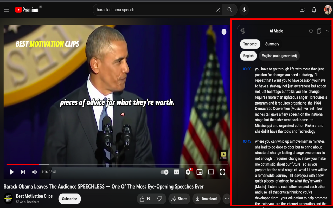 SayDub - YouTube Summary with ChatGPT截图1