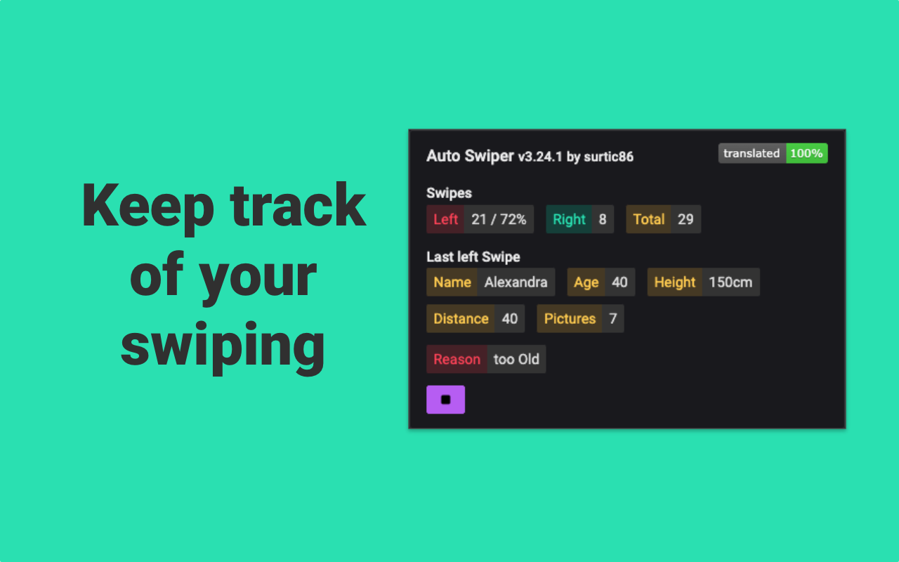 Auto Swiper for Tinder, Bumble and more!截图1