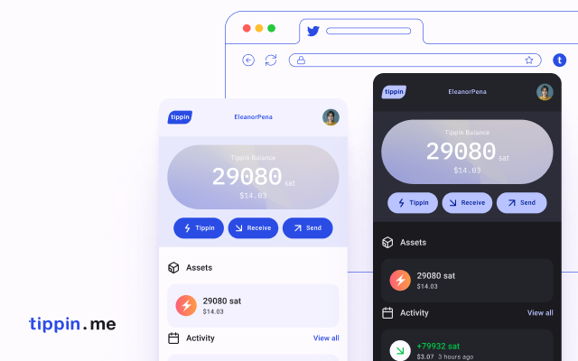 Tippin Extension (tippin.me)截图1
