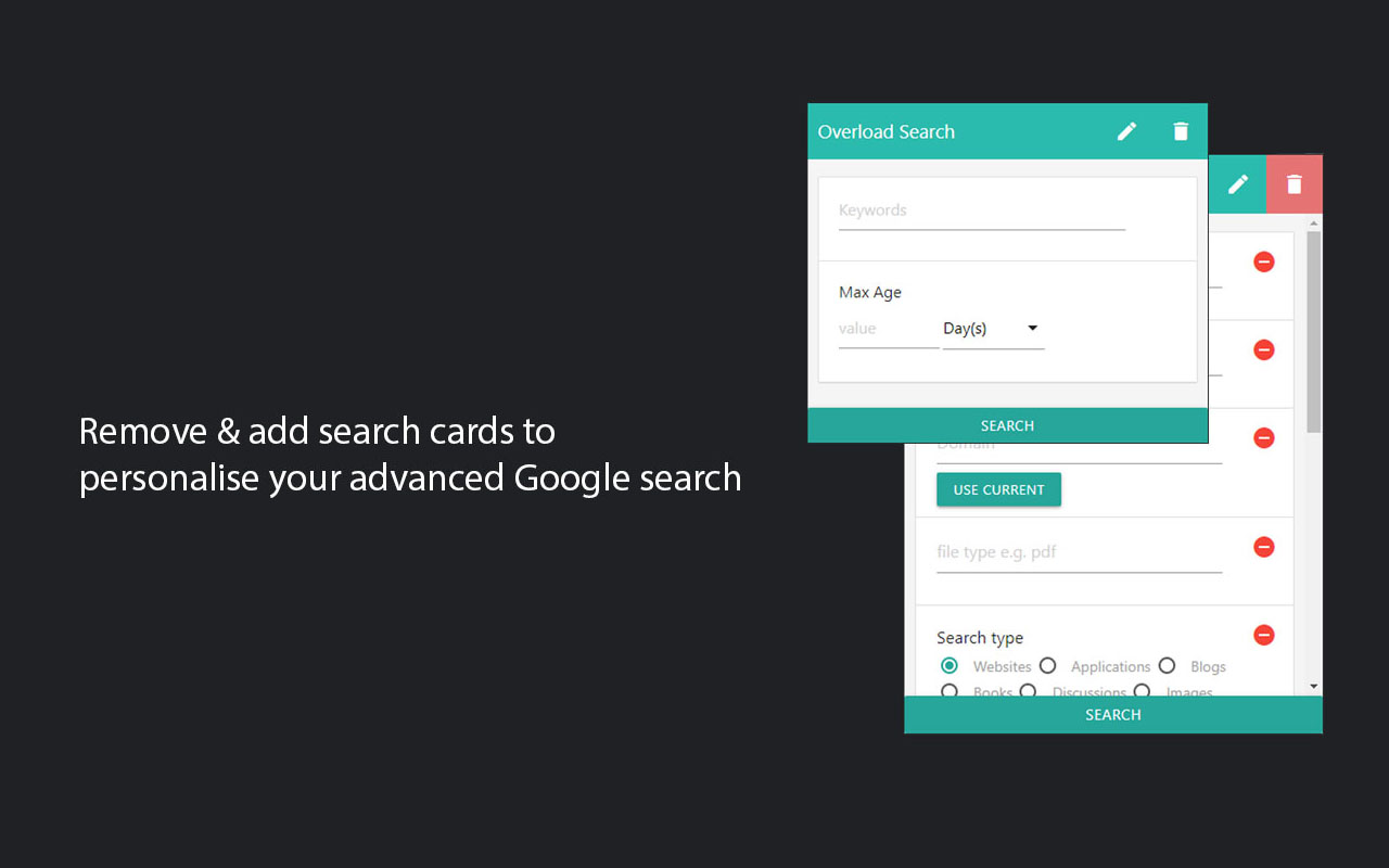 Overload Search - Advanced Google Search截图2