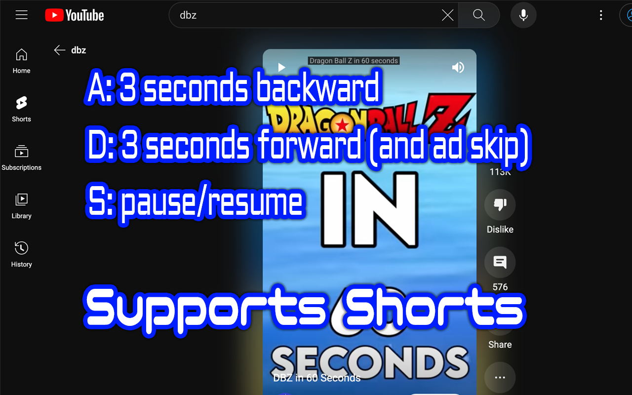 YouTube Keyboard Shortcuts Plus截图2