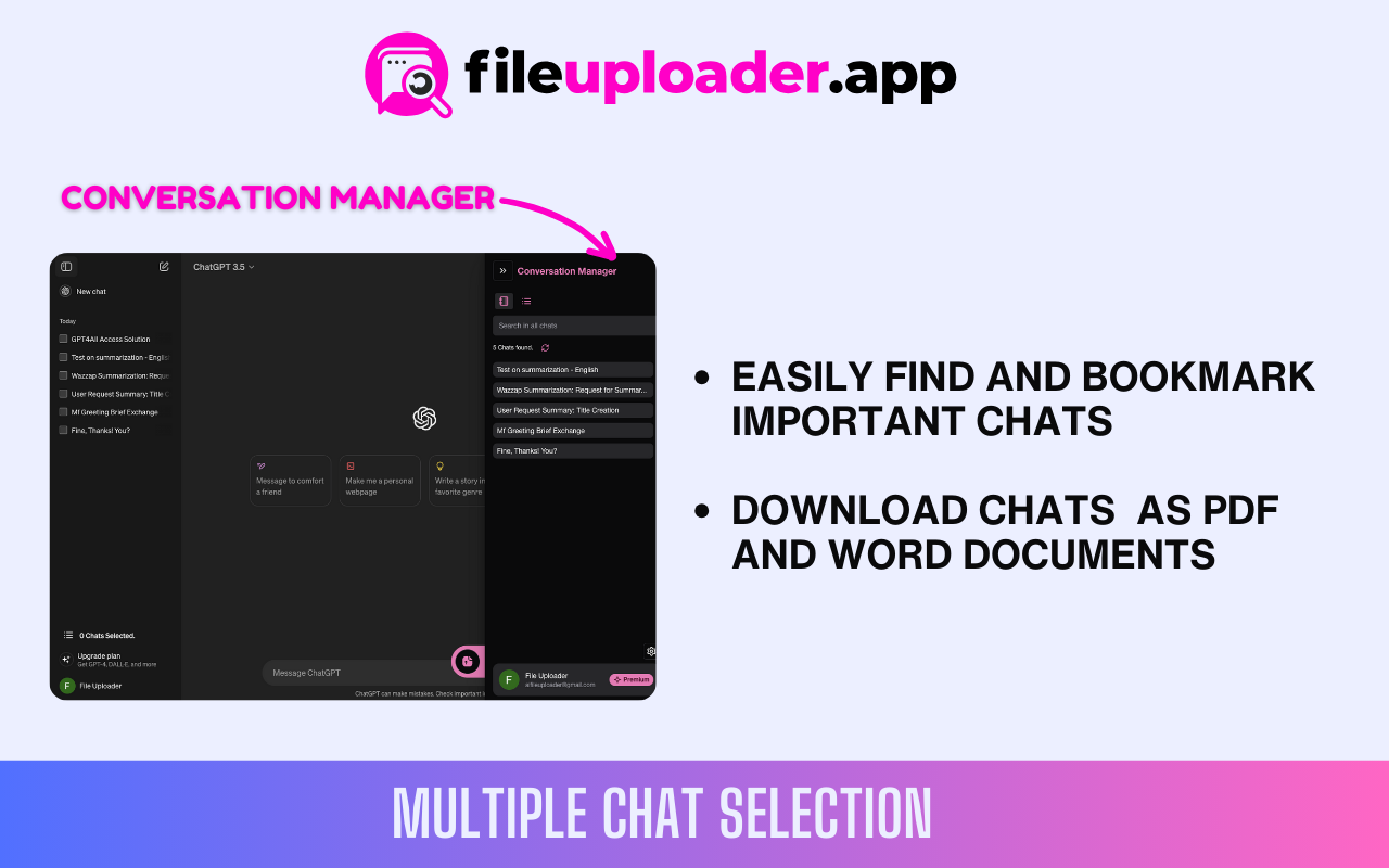 ChatGPT & Gemini File Uploader截图1