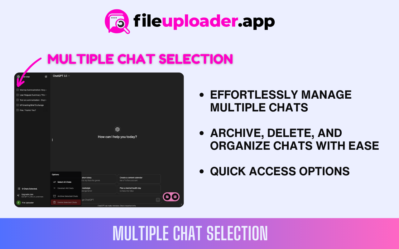 ChatGPT & Gemini File Uploader截图3