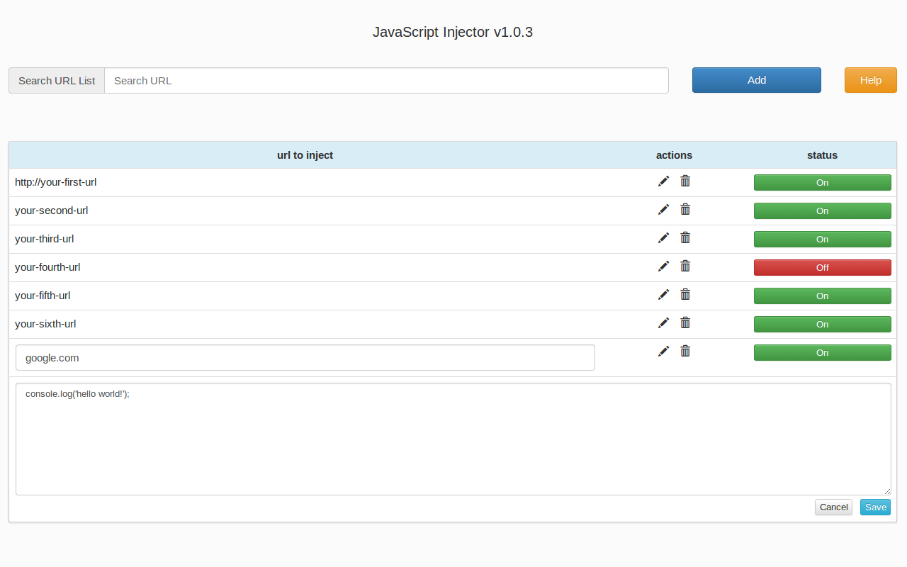 JavaScript Injector截图2