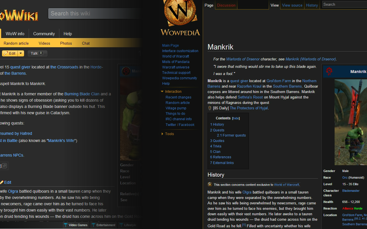 WowWiki2Pedia截图1