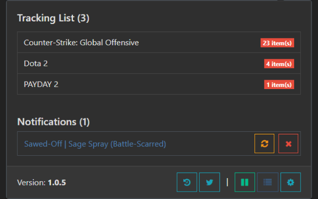 Steam Market Item Price Tracker截图1
