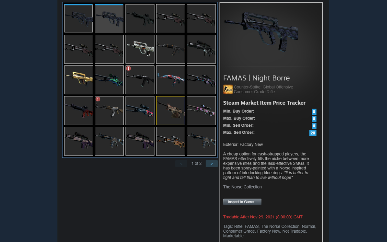 Steam Market Item Price Tracker截图4