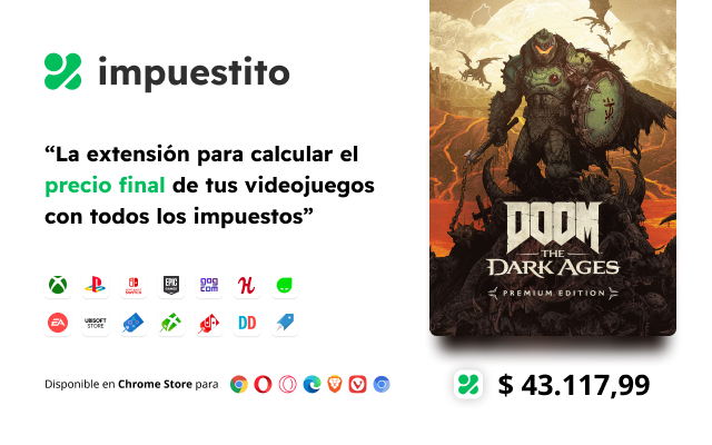 Impuestito: precio final juegos con impuestos截图2