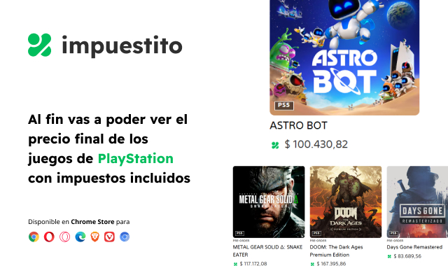 Impuestito: precio final juegos con impuestos截图4