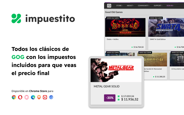 Impuestito: precio final juegos con impuestos截图5
