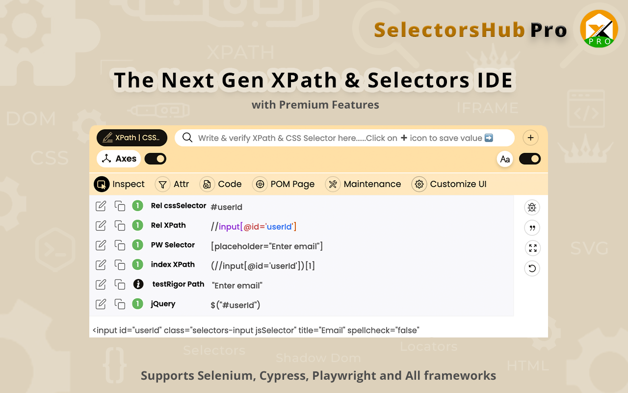 SelectorsHub Pro截图2