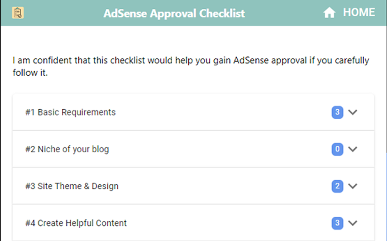 2025 ▷ AdSense Approval Checklist [Updated]截图1