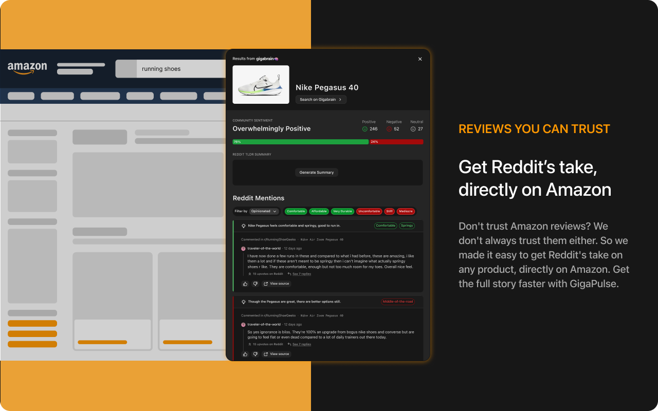GigaBrain - AI Companion for Reddit截图4