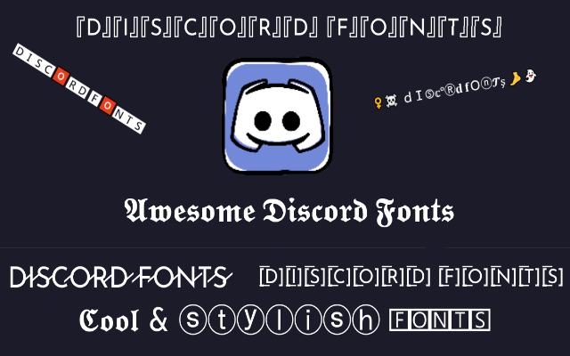 Awesome Discord Fonts截图1