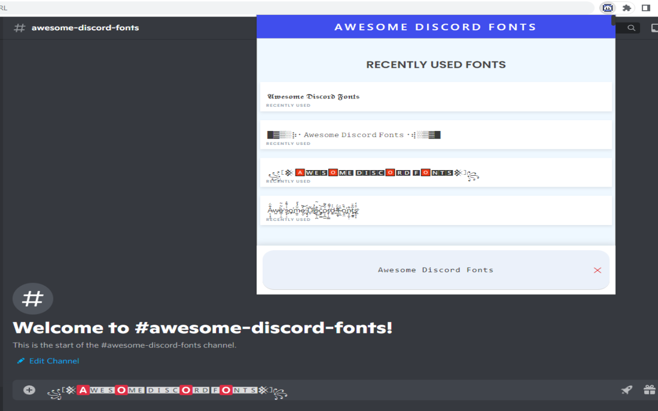 Awesome Discord Fonts截图2