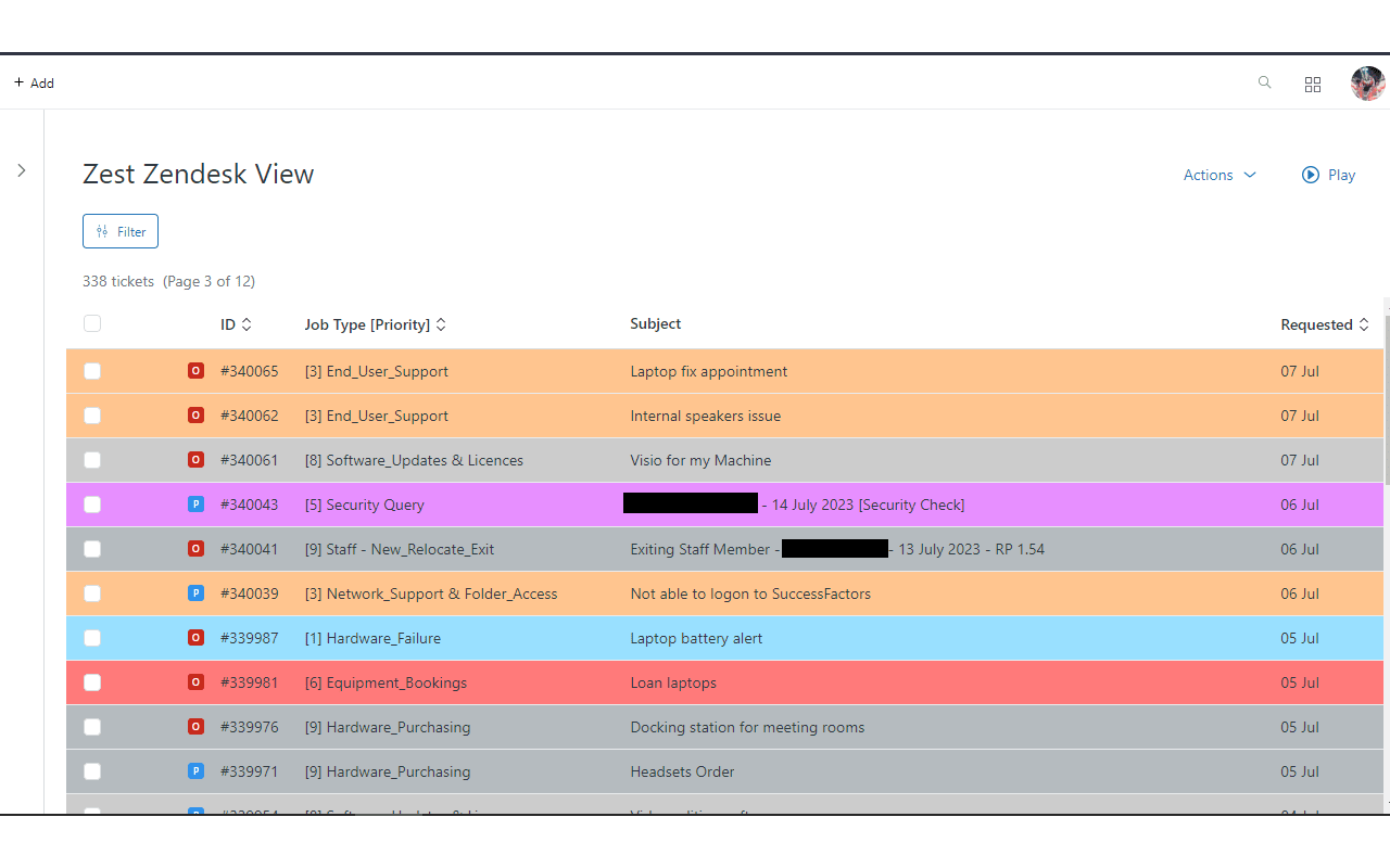 Zest - The Zendesk Colour Coder截图2