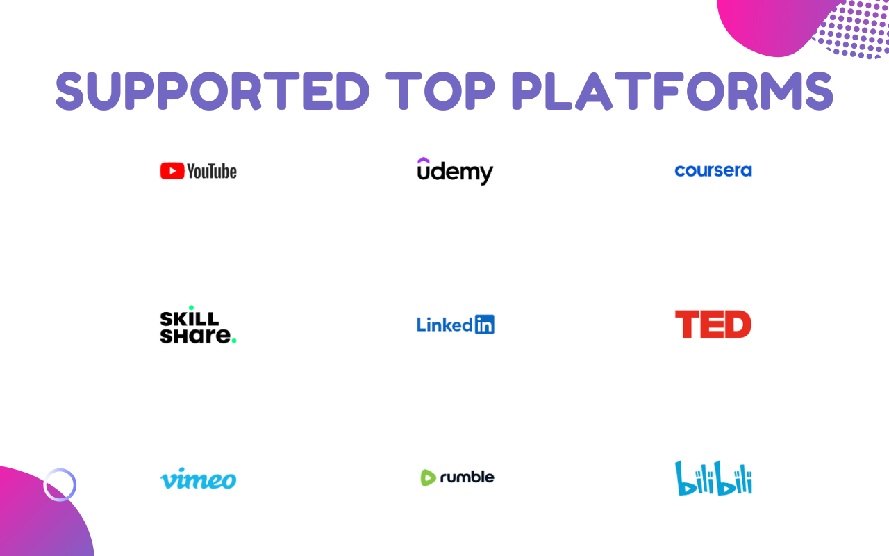 YouTube Notes to Notion with Udemy, Coursera, BiliBili and more by Snipo截图5