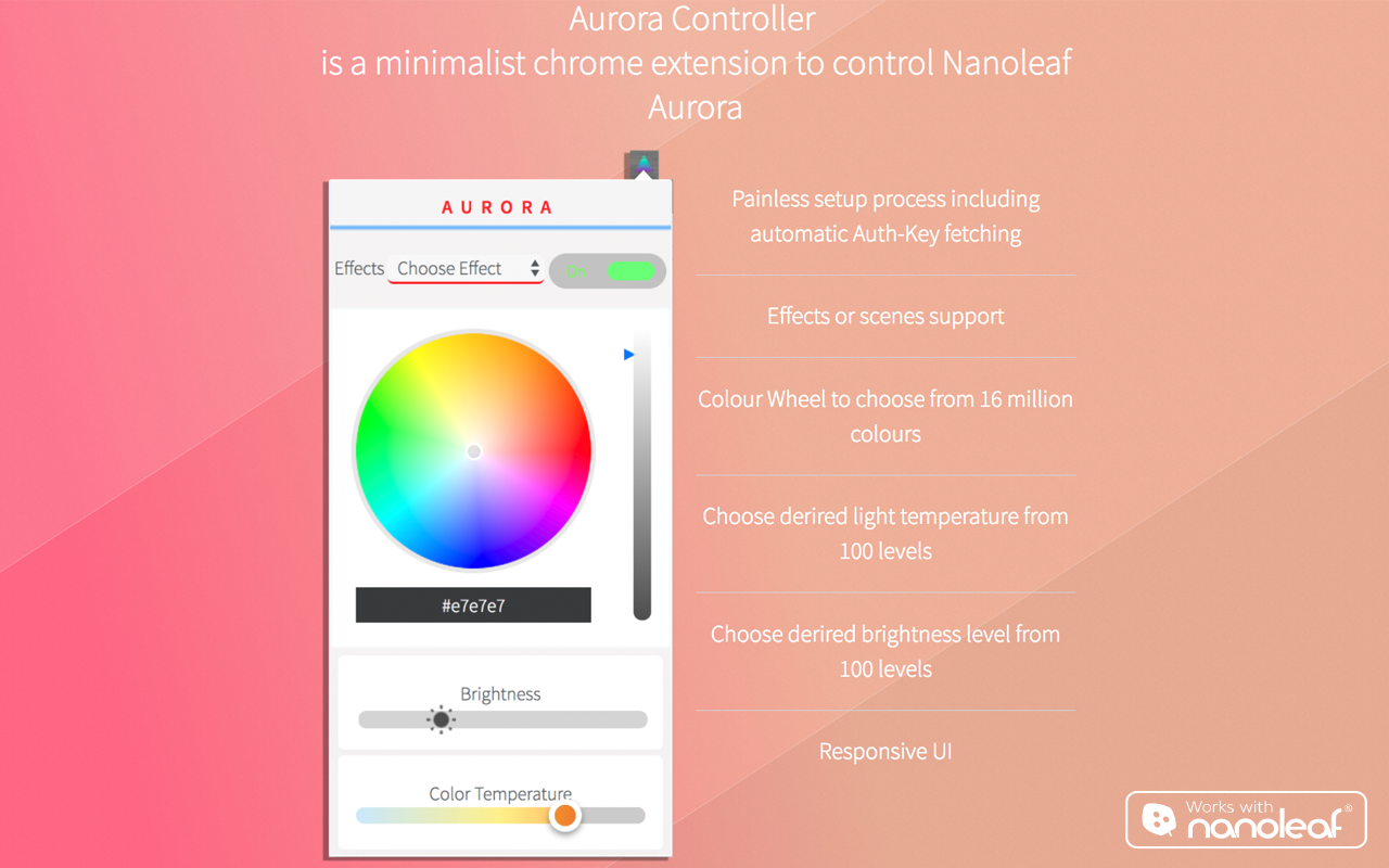 Nanoleaf Aurora Controller截图2