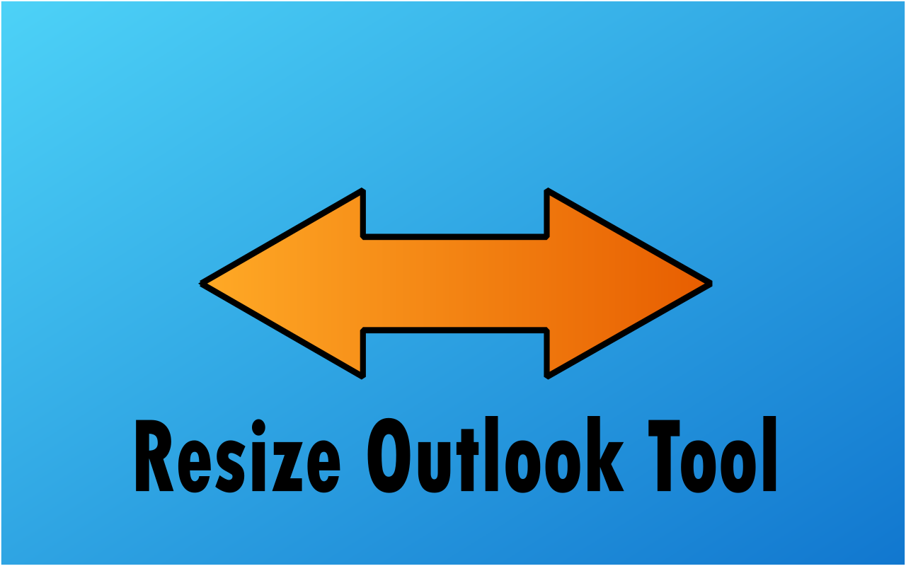 Resize Outlook Tool截图1