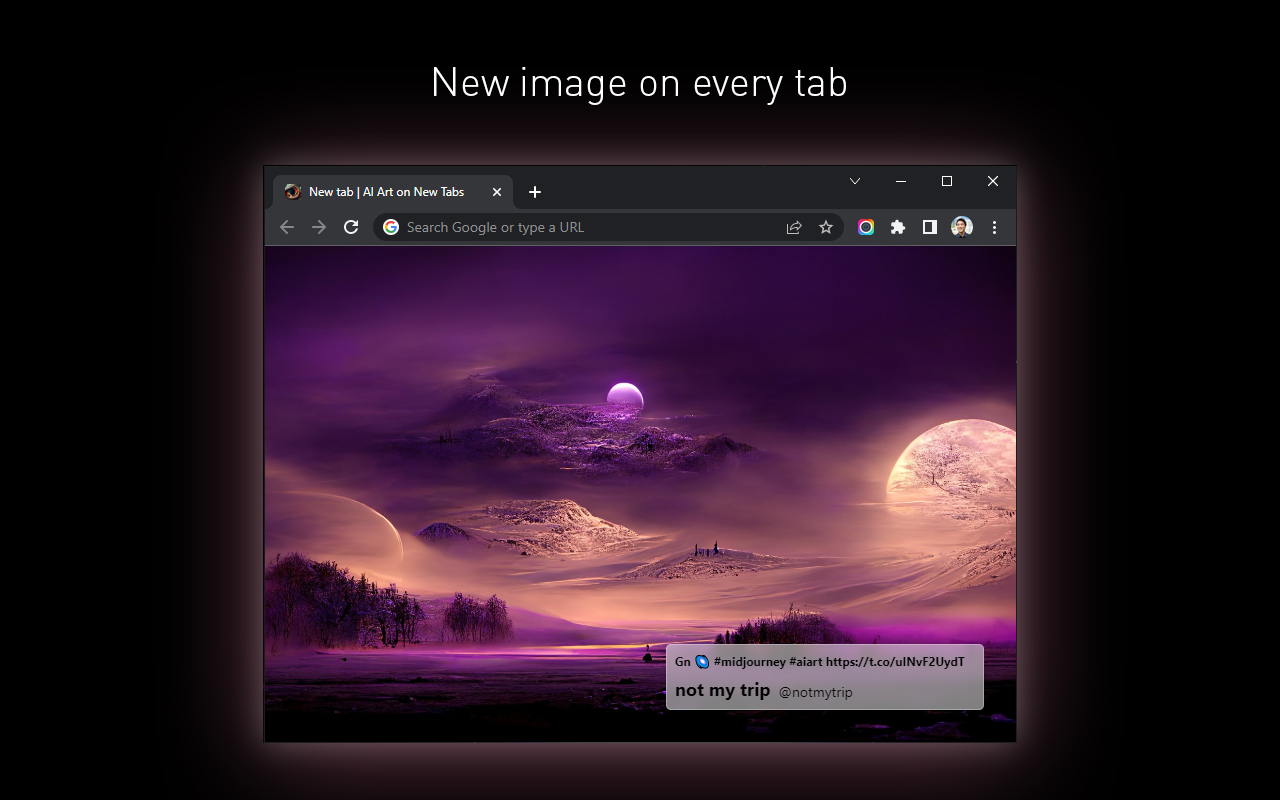 AI Art on New Tabs截图2