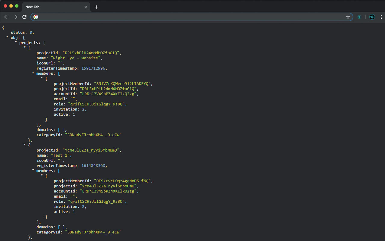 JSON Dark Mode Viewer截图1