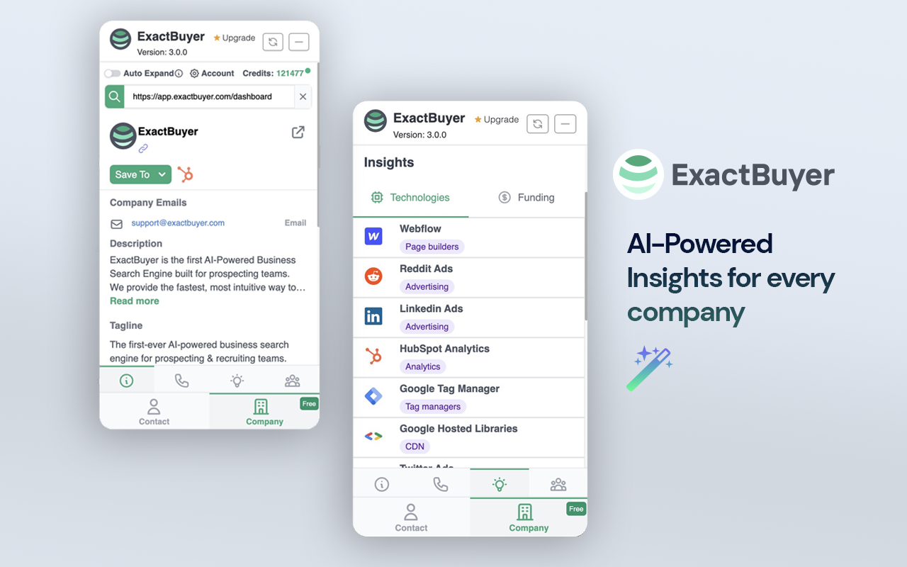 ExactBuyer: Realtime Contact & Company Finder截图1