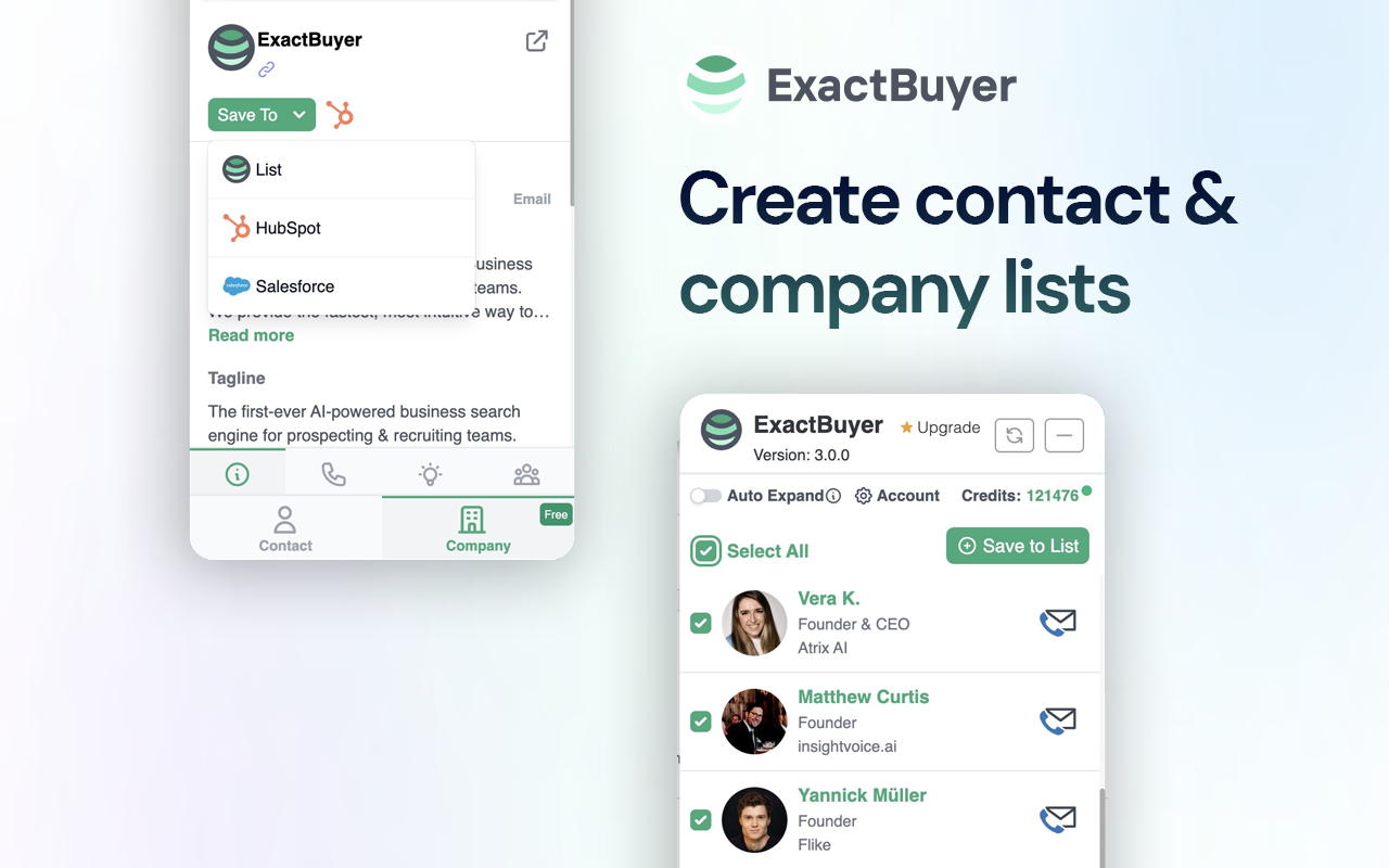 ExactBuyer: Realtime Contact & Company Finder截图4