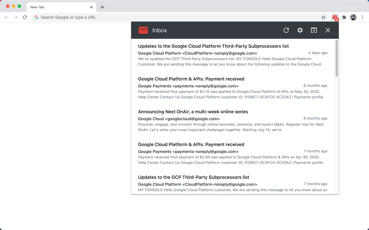 Quick Look Inbox for Gmail截图1