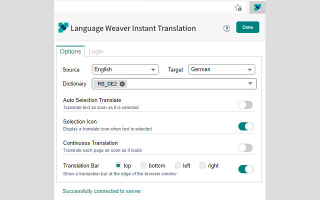 Language Weaver Instant Translation截图1
