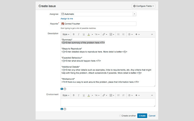 JIRA Template Injector (Autosync Templates)截图1