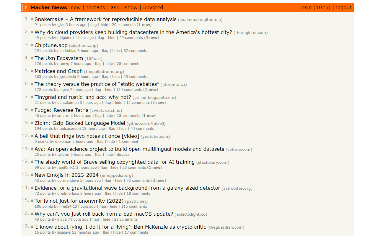Comments Owl for Hacker News截图3