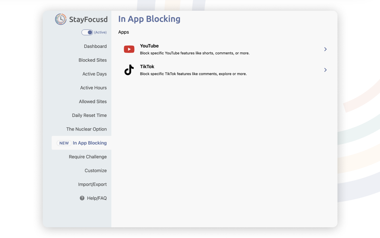 StayFocusd – Website Blocker & Focus Timer & Shorts Blocker截图5