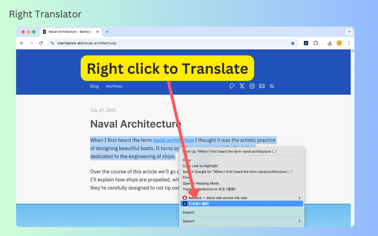 Right Translator截图1
