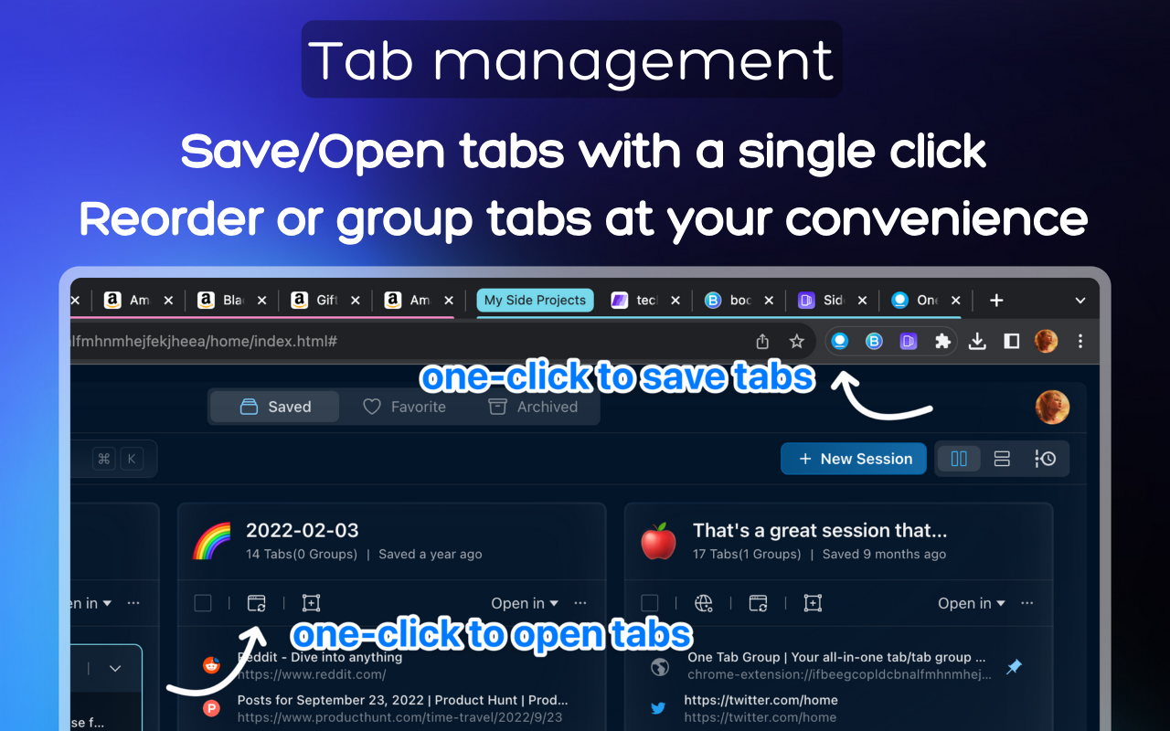 Tab Deck - 标签页/标签组管理器截图3
