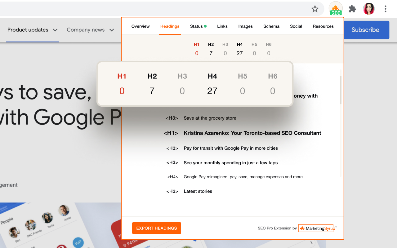 SEO Pro Extension截图4