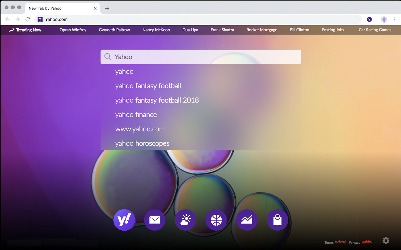 New Tab by Yahoo截图1