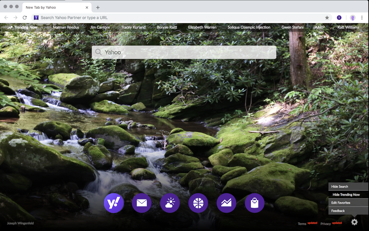 New Tab by Yahoo截图3