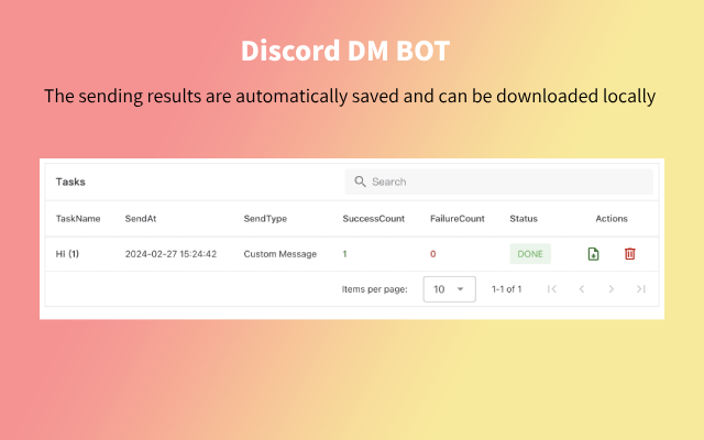 Discord发消息机器人截图1