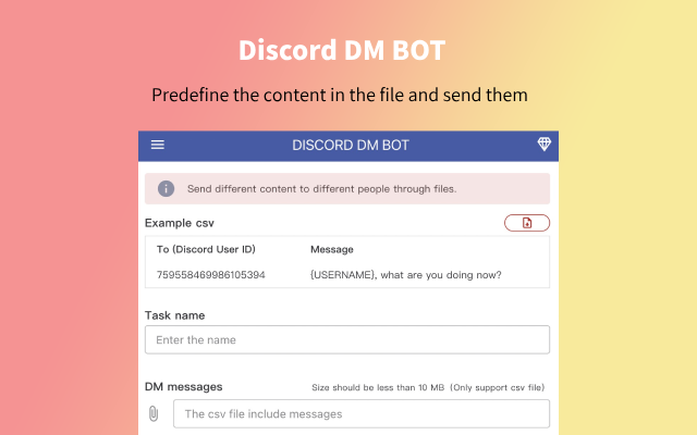 Discord发消息机器人截图2