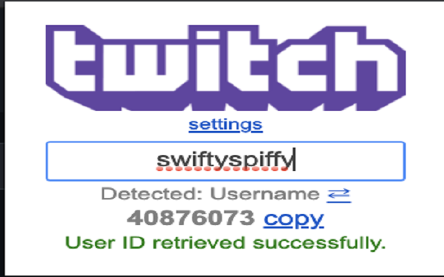Twitch Username and User ID Translator截图3