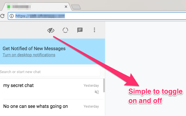 WebChats Incognito mode截图1