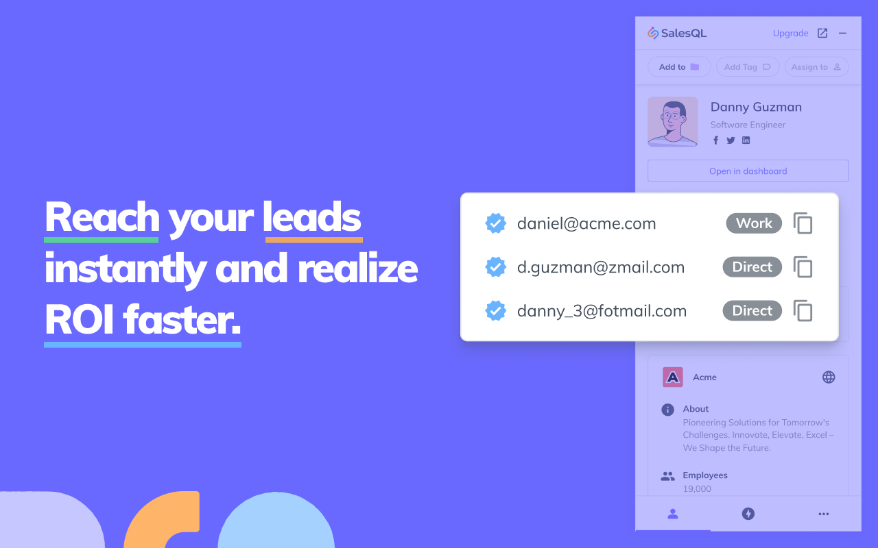 SalesQL - B2B Email Finder截图3