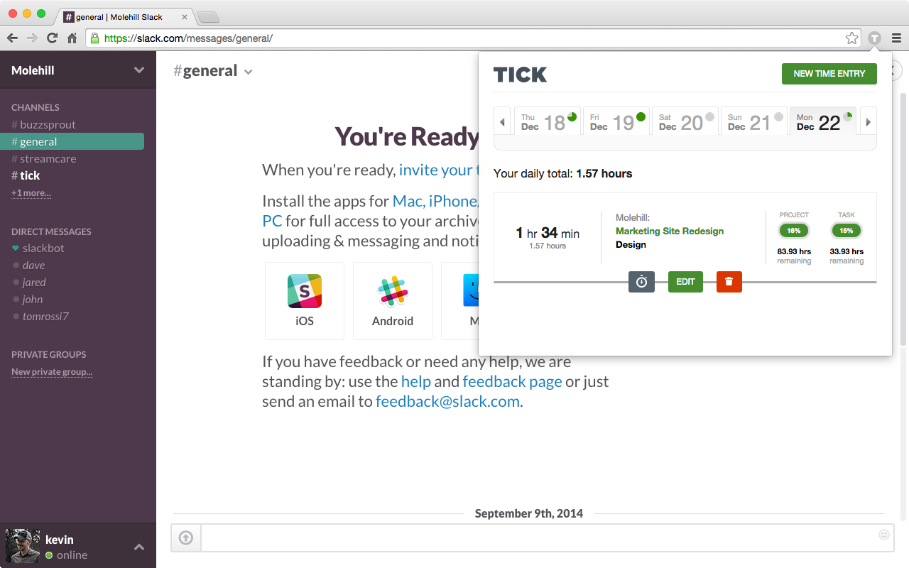 Tick Time Tracking截图4