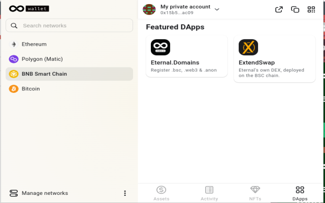 EternalWallet: EVM Wallet (BSC, ETH + more)截图3